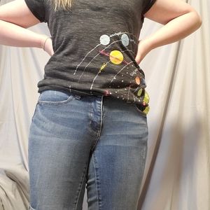 Womens bermuda denim shorts